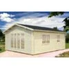 Palmako Irene 4.7m X 5.7m Log Cabin Garden Building (44mm)