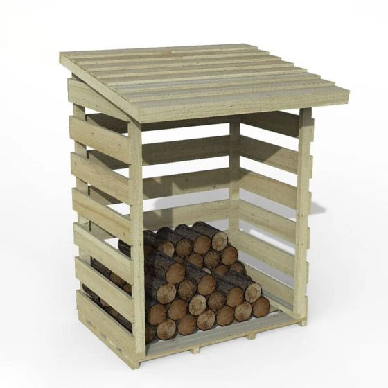 3'2 X 2'8 Forest Pent Small Logstore (1m X 0.8m) - Image 7