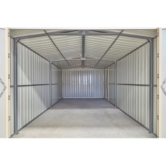 10' X 19' Globel Anthracite Grey Double Door Metal Garage (3.07m X 5.88m) - Image 11