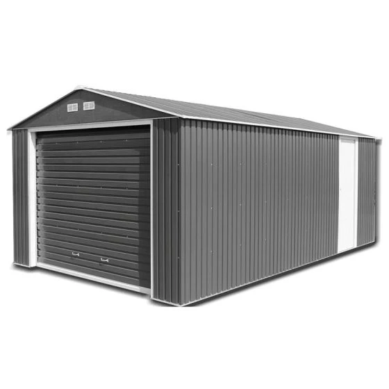 12' X 20' Sapphire Olympian Anthracite Metal Garage (3.62m X 5.94m) - Image 4