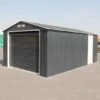 12' X 32' Sapphire Olympian Anthracite Metal Garage (3.62m X 9.55m)