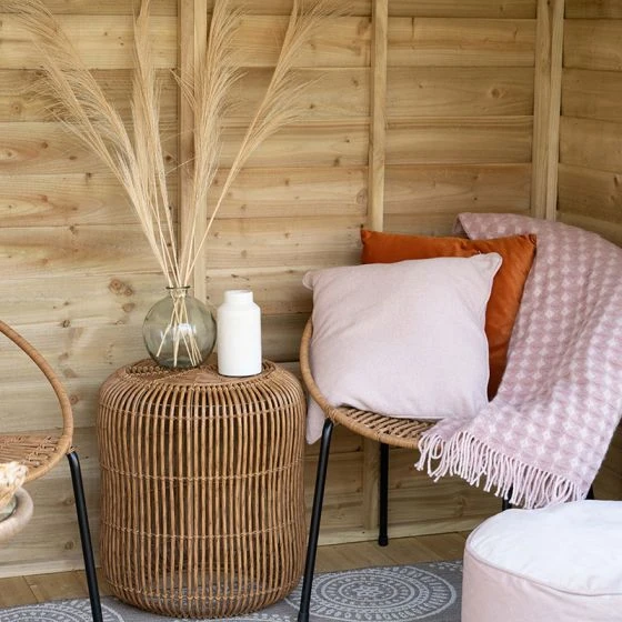 7' X 7' Forest Oakley 25yr Guarantee Double Door Apex Summer House (2.32m X 2.13m) - Image 3