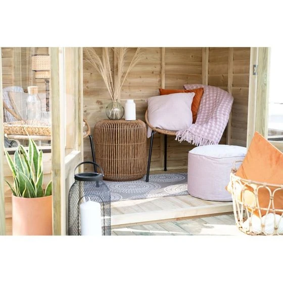 7' X 7' Forest Oakley 25yr Guarantee Double Door Apex Summer House (2.32m X 2.13m) - Image 4