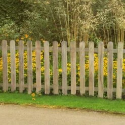 Forest 6' X 3' Heavy Duty Pressure Treated Pale Picket Fence Panel (1.8m X 0.9m)