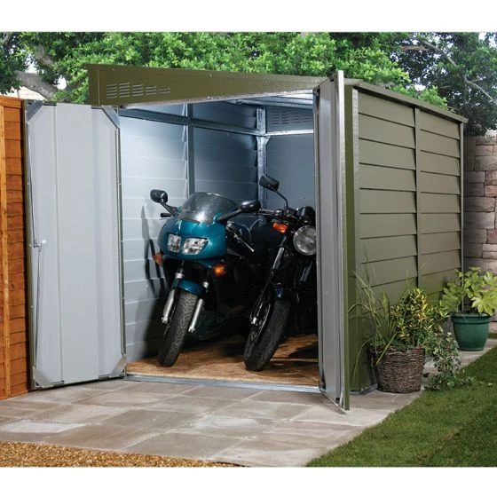 9'x6' (2.7x1.8m) Trimetals 'Protect A Bike' Secure Garden Storage - Image 2