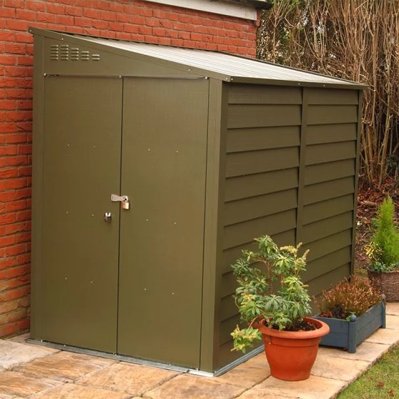 9'x6' (2.7x1.8m) Trimetals 'Protect A Bike' Secure Garden Storage - Image 6