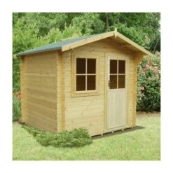Shire Montford 3.2m X 3.2m Log Cabin Summer House (28mm)