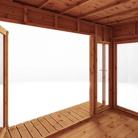 12' X 8' Mercia Premium Summer House With Side Shed (3.69m X 2.41m) - Image 13