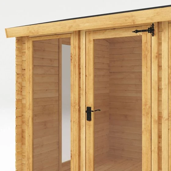 Mercia 3m X 2.5m Log Cabin Summer House (19mm) - Image 10
