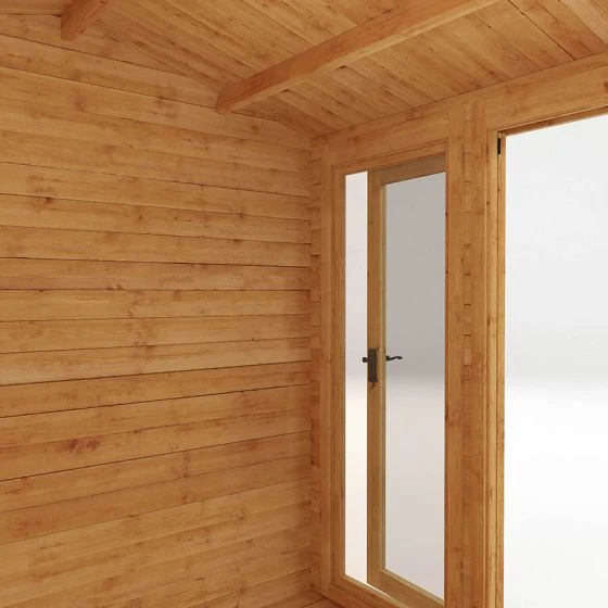 Mercia 3m X 2.5m Log Cabin Summer House (19mm) - Image 11