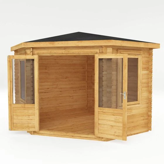 Mercia 3m X 3m Corner Log Cabin (44mm) - Double Glazed - Image 13
