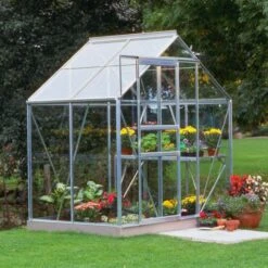 6'4 X 4'4 Halls Popular 64 Small Greenhouse (1.93 X 1.31m)