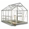 6'x8' Halls Aluminium Frame Polycarbonate Greenhouse (1.92x2.56m)