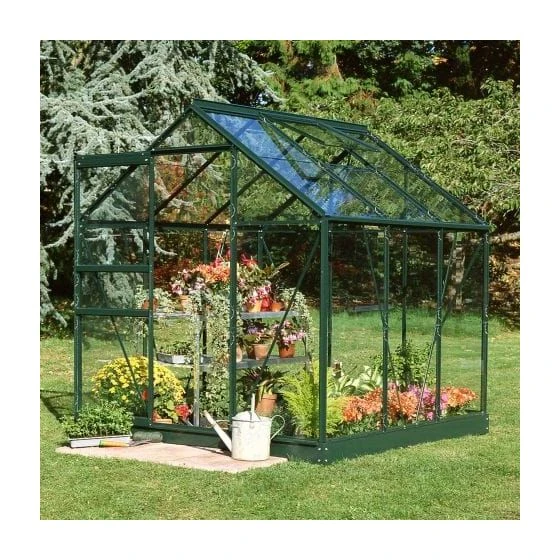 6'4 X 6'5 Green Frame Halls Popular 66 Small Greenhouse (1.93 X 1.95m)