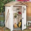 4' X 4' Shire Tuscany Evo 120 Plastic Garden Storage Shed (1.22m X 1.22m)