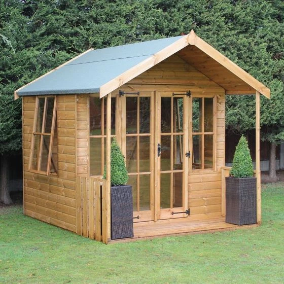 6' X 8' Traditional Broadway Wooden Summer House (1.83x2.44m)