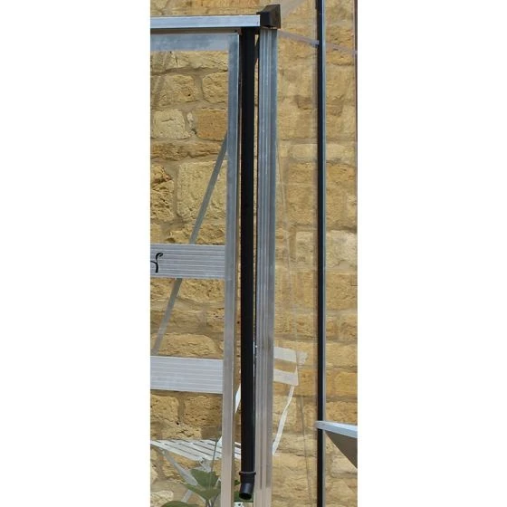 8' X 4' Halls Cotswold Broadway 84 Silver Lean-To Greenhouse (2.56m X 1.32m) - Image 5