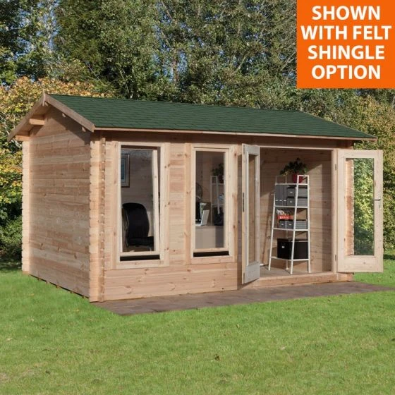 Forest Chiltern 4m X 3m Log Cabin (34mm) - Double Glazed - Image 3