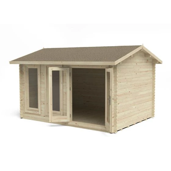 Forest Chiltern 4m X 3m Log Cabin (34mm) - Single Glazed - Image 8