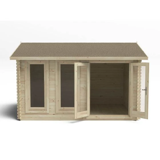 Forest Chiltern 4m X 3m Log Cabin (34mm) - Single Glazed - Image 6