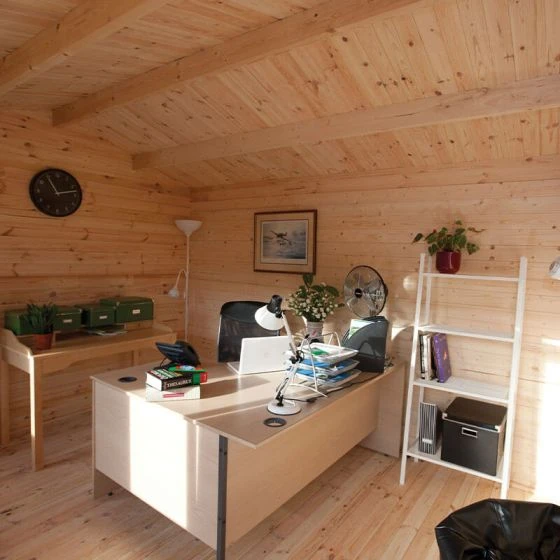 Forest Chiltern 4m X 3m Log Cabin (34mm) - Single Glazed - Image 9