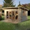 Forest Melbury 4m X 3m Log Cabin (34mm) - Double Glazed