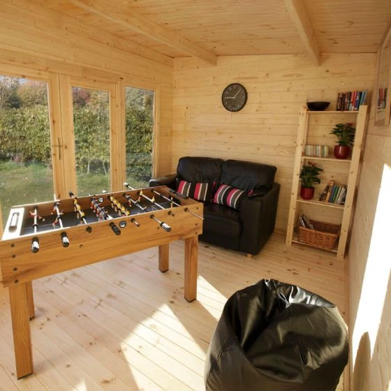 Forest Melbury 4m X 3m Log Cabin (34mm) - Single Glazed - Image 5