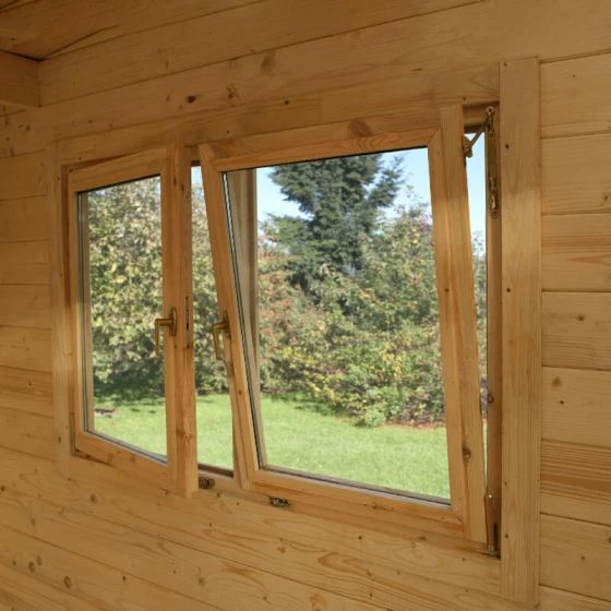 Forest Melbury 4m X 3m Log Cabin (34mm) - Single Glazed - Image 6