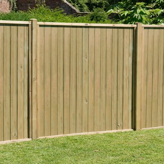 Forest 6' X 6' Pressure Treated Vertical Tongue And Groove Fence Panel (1.83m X 1.83m)