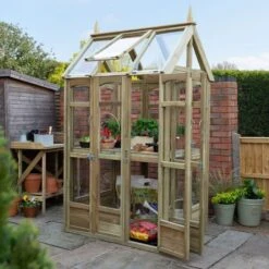 3' X 4' Forest Victorian Walkaround Greenhouse With Auto Vent (0.9 X 1.2m)